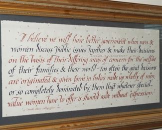 Framed quote by Eleanor Roosevelt