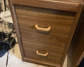Two drawer file cabinet 