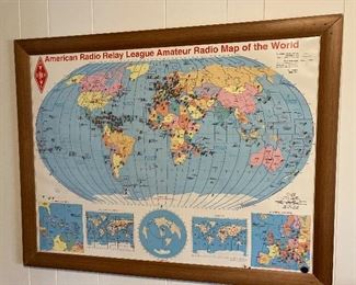 American radio relay league amateur radio map of the world 