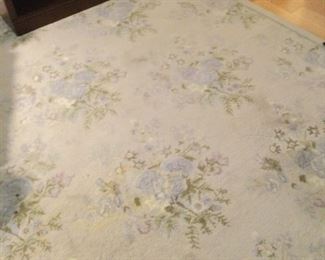 Hand Tufted 100 Wool Pile Floral Rug