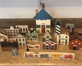 Wood Block Village