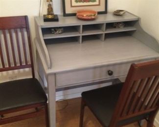 Country Style Desk, Folding Chairs and More