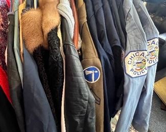 Vintage jackets, Chicago Police uniforms