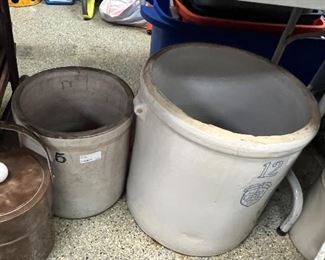 Antique Stoneware Crocks