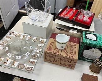 Mcm serving tray, mikasa, pyrex