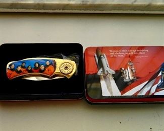 STS 107, Space Shuttle Columbia Tribute knife.
