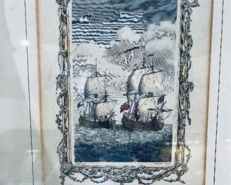 English Framed, Numbered Prints