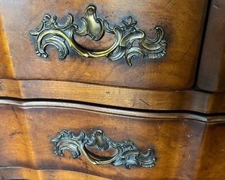 Beautiful solid wood chest of drawers. Made by century furniture. 