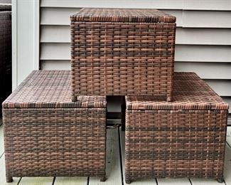 Wicker Side Tables