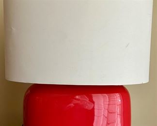 Red Table Lamp