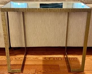 Console Table with Mirrored Top