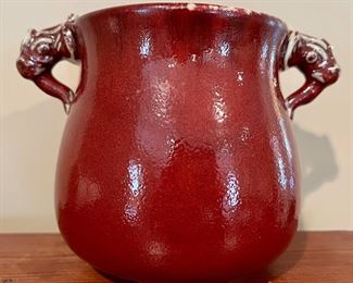 Vase with Elephant Handles