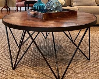 Wood & Iron Coffee Table
