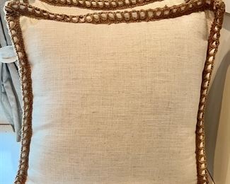 (2) Linen Pillows