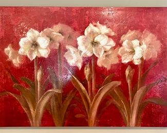"White Amaryllis" Giclee 