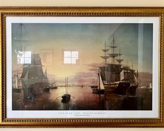 Fitz Hugh Lane - Boston Harbour Print