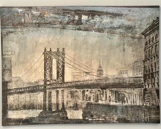 "Brooklyn Bridge" on Stretched Canvas