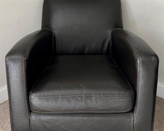 Faux Leather Armchair