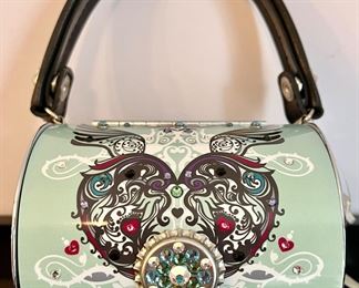 Little Earth Recycled License Plate Purse