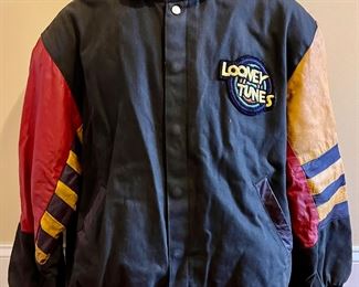 Vintage Jeff Hamilton Looney Tunes Leather Jacket