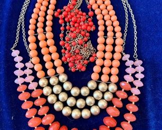 Multi Strand Beaded Necklaces