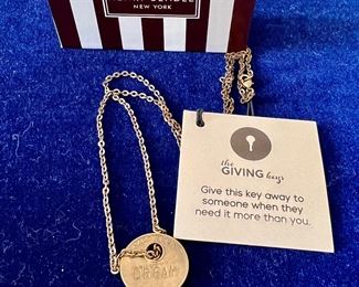 Henri Bendel "The Giving Keys" Necklace