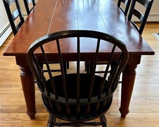 Kitchen Farm Table & 4 Chairs