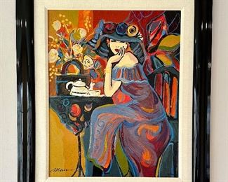 "Tea Time - Embellished" Serigraph, Signed Maimon 20/190