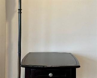 Torchiere Floor Lamp & Aspen Side Table