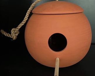 Terracotta Bird House