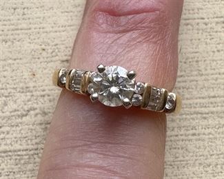 14K Diamond Ring