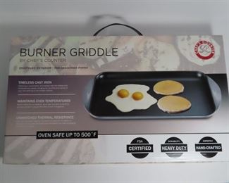 Chef's Counter Burner Griddle - New 