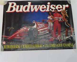 Roberto Guerro Budweiser Poster 