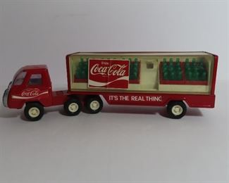 1970 Buddy L Coke Cola Truck and Trailer 