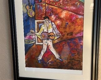 These Memphis prints were purchased at a charity event