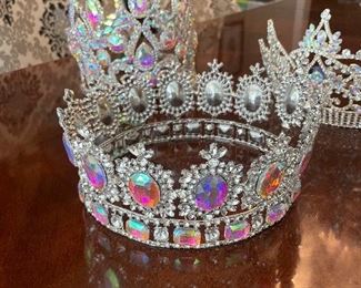 The homeowner was very active in Miss Mississippi and Miss America pageants and has a collection tiaras , pictures and memorabilia