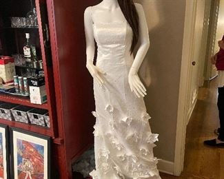 One of many pageant dresses