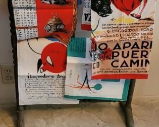 Vintage never used tea towels