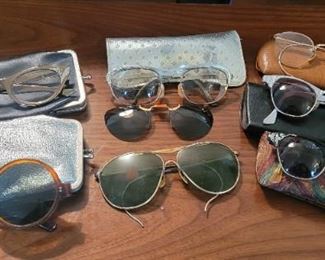 Vintage cat eye glasses, vintage aviators, Sun Cool shades