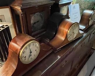 Assorted Mantle Clocks