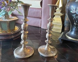 Classic Silver Candlesticks