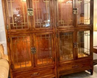 Asian Style Display Cabinets (2)
