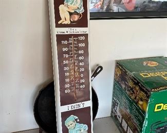 $60.  Advertising Thermometer