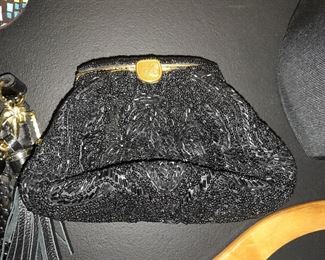 Vintage Beaded Handbag Clutch