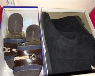 HUNDREDS Of Assorted Shoes In Box (Wide Range Of Sizes & Styles)
