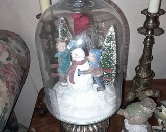 Christmas Pedestal Diorama