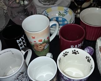 Assorted Dishware, China, Crystal, Kitchenware, Etc.