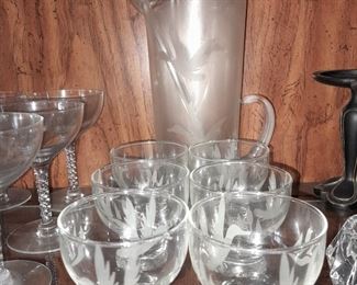 Crystal Decanter & Glass Set