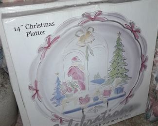 Christmas Platters In Box