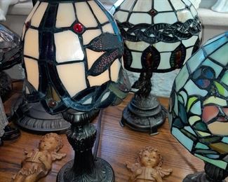 Stained Glass Lamp Collection - All Working!